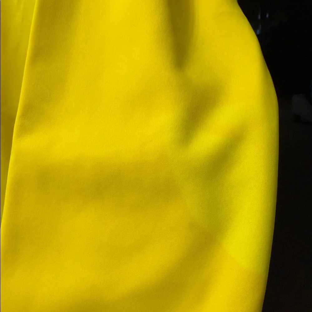 adidas Yellow Track Jacket with White Stripes